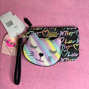 Betsey Johnson wristlet wallet